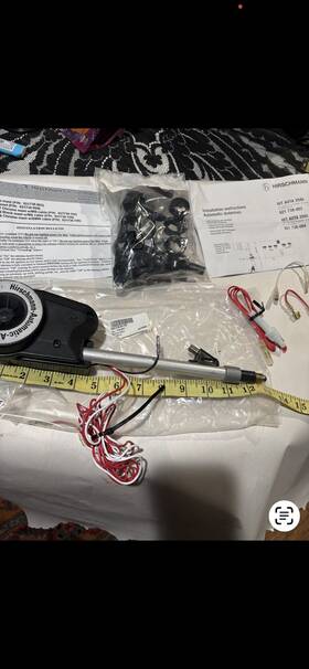 Hirschmann 921 738-003 Black Mast Antenna Power Radio Am Fm Hit Auta 2040 Sw Electric Nos
