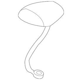 Honda 39150-s9v-a01zh Genuine Antenna Assembly Xm Yr545m Desert Rock Metallic