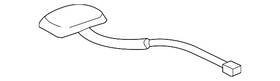 Honda 39150-sjc-a11zn Genuine Radio Antenna Mast