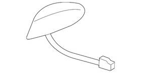 Honda 39150-t2a-a01zj Genuine Antenna Assembly Xm Yr600m Kona Coffee Metallic