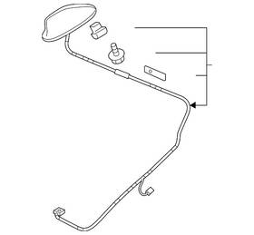 Honda 39150-tva-a61zf Genuine Antenna