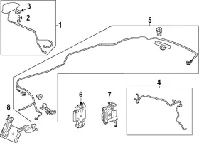 39156-3a0-a21 Honda Genuine Antenna Cable