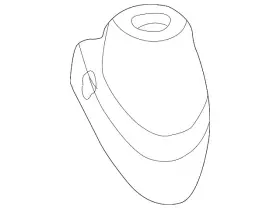 39156-s9a-003 Honda Genuine Antenna Bezel