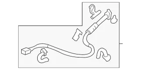 39163-sdr-a00 Honda Genuine Antenna Cable