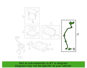39835-stk-a02 Honda Gps Antenna Assembly 2012-2013 Mdx New Genuine