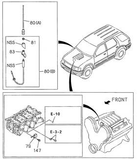 Honda 8-97139-529-4 Genuine Antenna R