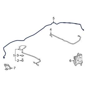 Honda Oe 39160t43a02 Rear Antenna Cable