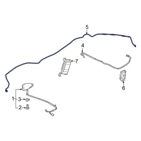 39160tlaa21 Honda Oe For Cr-v 2017-2022 Rear Antenna Cable