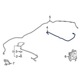 Honda Oe 39163t20a31 Front Antenna Cable