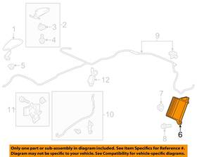 Honda Oem 39186tg7a22 2020 Pilot Electrical Antenna-amplifier