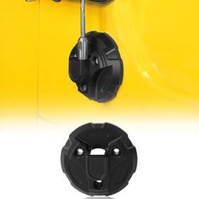 Hooke Road Mmr.10065 1pc Exterior Black Aluminum Front Antenna Base For Jeep Wrangler Tj 1997-2006