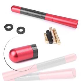 Hukyu 612046442913 4.7 Inch Am/fm Radio Signals Aerial Screws Antenna Red