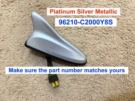 96210-c2000y8s Hyundai 2015-2017 Sonata Shark Fin Roof Antenna Silver