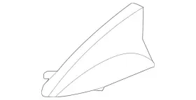 96210-d3500-pdw Hyundai 2018-2021 Genuine Tucson Antenna Assembly White