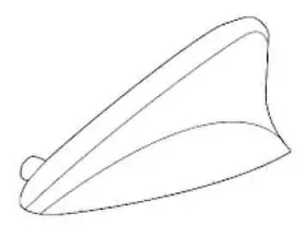 962104z100vr4 Hyundai 2013-2016 Santa Fe Antenna Oem