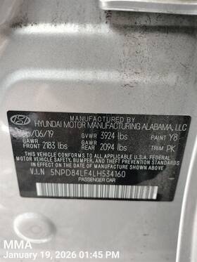 Hyundai 96210f3500y8s Antenna Oem 2019 Elantra 1yr Wrnty