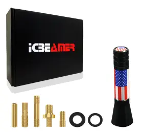 An-2-sm-usa-nabl-l1p01-a Icbeamer Jdm 2 Inch Mini Usa United State Of America Support July 4 Radio Am/fm Antena P256