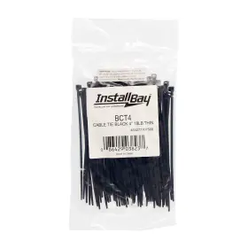 Bct4 Install Bay Black 4 Inch Cable Tie Package Of 100