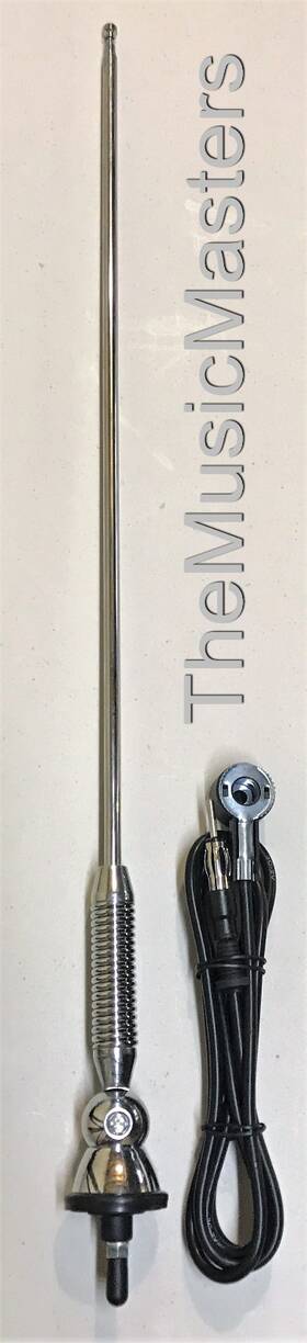 Installation Solutions 31236 Spring Loaded Stainless Steel Ball Base Universal Antenna Car Audio Radio