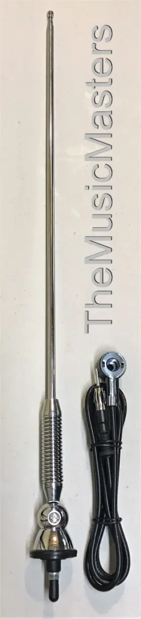 31236 Installation Solutions Spring Loaded Stainless Steel Ball Base Universal Antenna Car Audio Radio