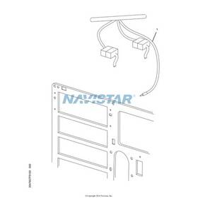 International 3547279c93 Cable Radio Antenna 1755 Mm