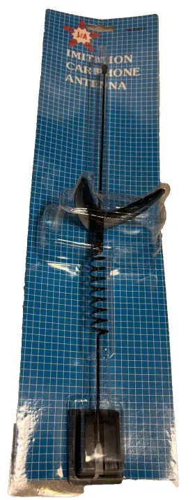 Wa107 J&a Auto Vintage Black Antenna Imitation Boomerang Style On The Middle