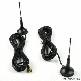J-02atn4501bbk Jijiamotor13 Fit For Crown Victoria Performance Magnetic Police Antenna Usa 2 Lot 3-3/4 Inch P71