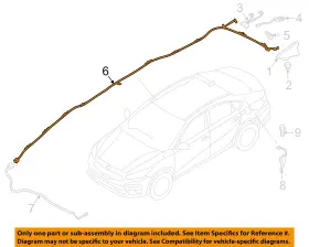 96230m7100 Kia Oem 19-20 Forte Electrical Antenna-cable