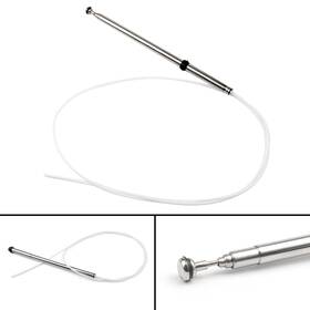Kingdarn C107-047-silver 86337-60080 Antenna Rod With Drive Cable For Toyota Lexus Land Cruiser Ua