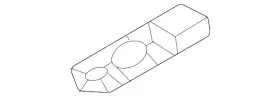 Lr105988 Land-rover Genuine Roof Panel Rear Bracket