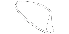 86077-48020-b2 Lexus Genuine Radio Antenna Cover