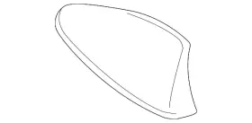 86077-48050-g0 Lexus Genuine Radio Antenna Cover