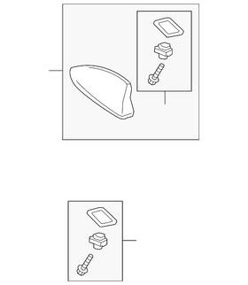 Lexus 86077-76030-b2 Genuine Cover