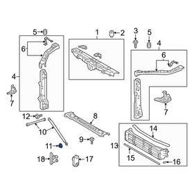 Lexus Oe 90178a0023 For Gx550 2024 Radio Antenna Mast Hardware Kit