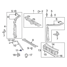 90178a0023 Lexus Oe For Gx550 2024 Radio Antenna Mast Hardware Kit