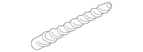 Bjt6-66-a30 Mazda Genuine Antenna Mast
