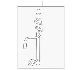 Mazda Gd7a-66-930b Genuine Radio Antenna Mast