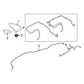 Ban666a3z Mazda Oe For 6 2014-2021 Radio Antenna Base Nut