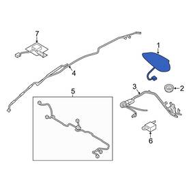 Mazda Oe Tk78669306d For Cx-5 2024 Radio Antenna Assembly