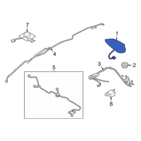 Tk78669306d Mazda Oe For Cx-5 2024 Radio Antenna Assembly