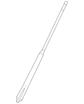 002-820-58-75-64 Mercedes-benz Genuine Antenna Mast