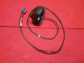 20490503369040 Mercedes-benz 2012 C300 C-class Shark Fin Roof Antenna Black Painted Two-wire Model