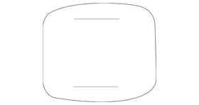 Mercedes-benz 205-827-02-28-9040 Genuine Mercedes-benz Antenna Cover