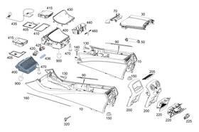 Mercedes-benz 205-905-23-18 Genuine Mercedes-benz Antenna