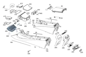 205-905-23-18 Mercedes-benz Genuine Antenna