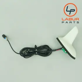 2098202375 Mercedes-benz W209 03-09 Clk Class Shark Fin Radio Antenna White B1092