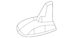 212-827-03-28-9999 Mercedes-benz Genuine Antenna Cover