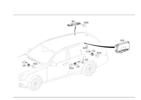 212-905-53-03 Mercedes-benz Genuine Antenna Amplifier