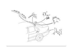 220-820-14-75 Mercedes-benz Genuine Antenna