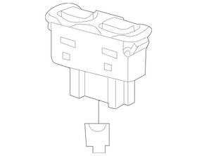 Mercedes-benz 220-821-90-58-64 Genuine Mercedes-benz Switch